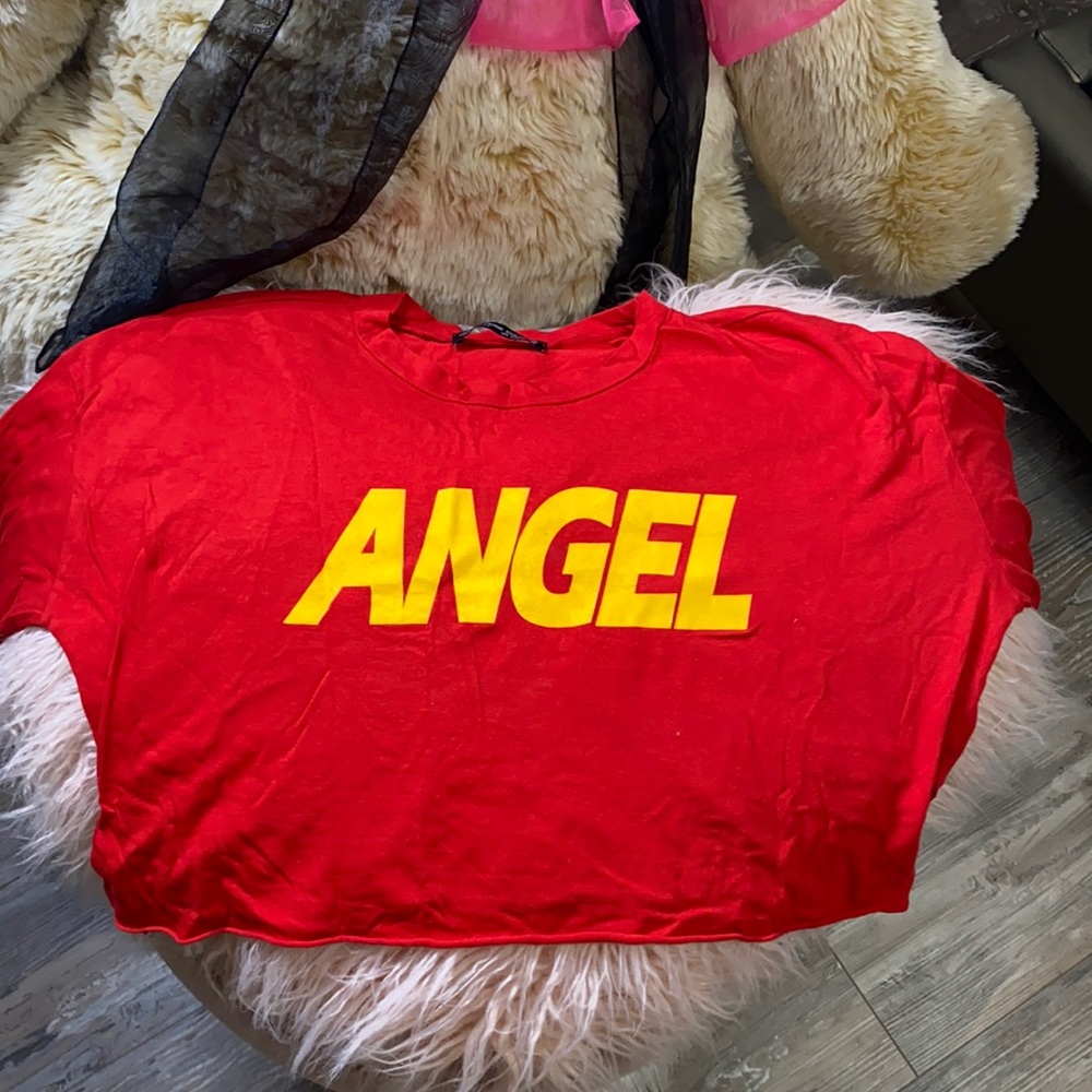 Long sleeve crop top